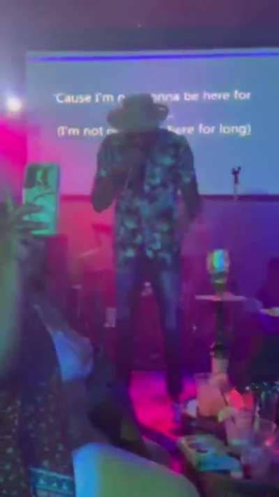 Here's some footage of King performing live at a concert