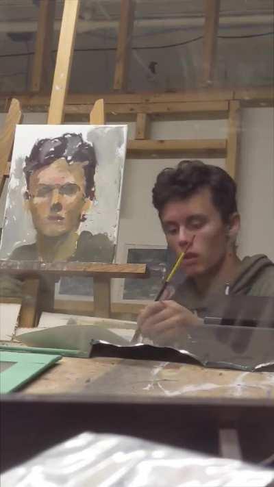 Self Portrait in a Mirror