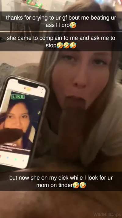 Your girlfriend complains to your bully