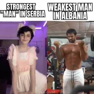 Serb femboys🙀🤮🤮 vs chad albanian pussy slayers😎💪😎💪🇦🇱