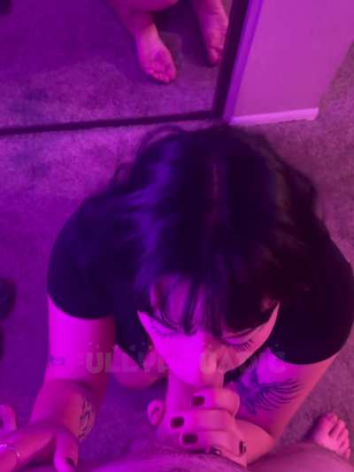 First his balls, and then his cock