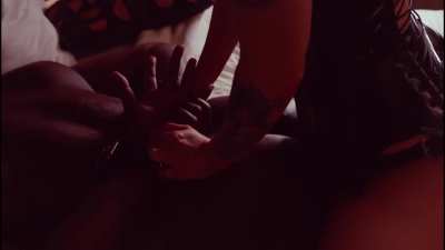 This doggie wanted to get on my cock