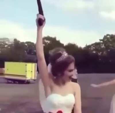 Congrats to the bride and groom