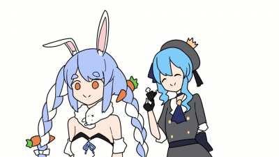 Suisei fucking kills Pekora (animated)