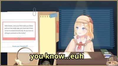 Watson having a seizure while talking about bust size