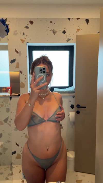 I can feel your desire to touch me from here