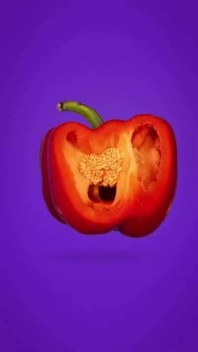 Hidden patterns inside fruits