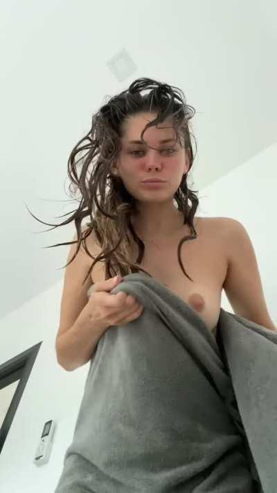 who likes my boobs after a shower?