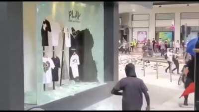 May 24 Causeway Bay: Hong Kong protestors fighting for their human rights to t-shirt against oppressive panes of glass