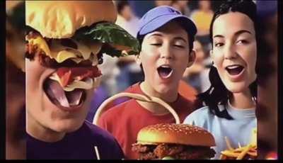 Fully AI generated burger commercial 