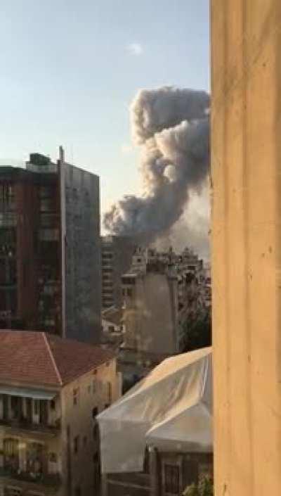 NEW ANGLE, shockwave visible