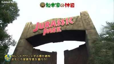 (Eng sub) Matsumotoke on the Jurassic park ride at Universal Studios Japan!