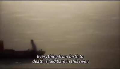 Banaras depicted in old Japanese anime