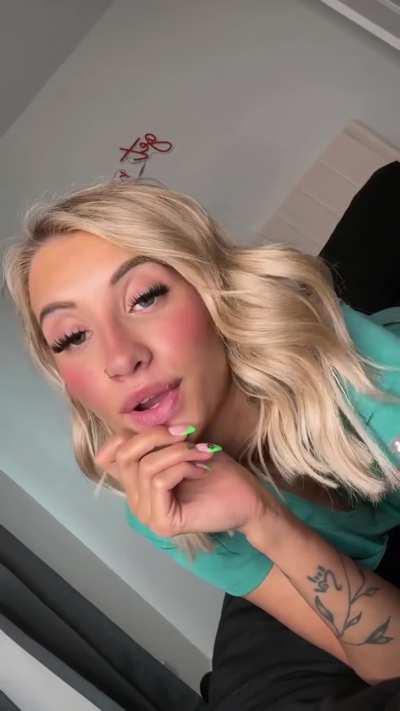 I hope you’re ready for your annual exam with nurse Aria