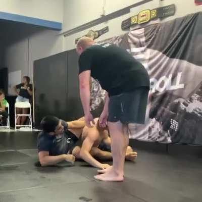 Executioner/ dragon sleeper/ Decapitator submission I hit at the Sapateiro Qualifiers