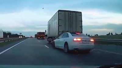 Audi that's not very good at threading the needle