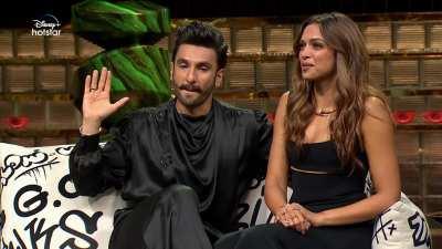 Deepika Padukone and Ranveer Singh for Koffee With Karan Season 8 ❤️‍🔥