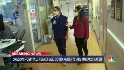 Hospitals across Oregon are at their breaking point with only seven ICU beds available across the state. KGW's Christine Pitawanich takes us inside Oregon Health & Science University Hospital, where health care workers are exhausted and straining to k