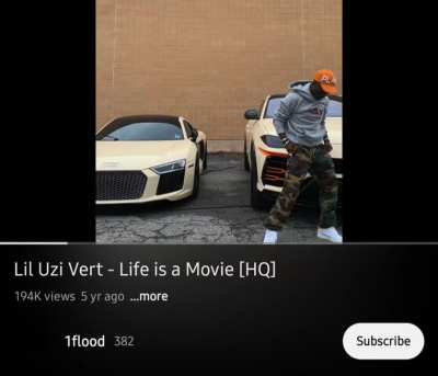 I don't know whether to be impressed or worried that this hasn't leaked yet cause Uzi is NOT dropping it 😭