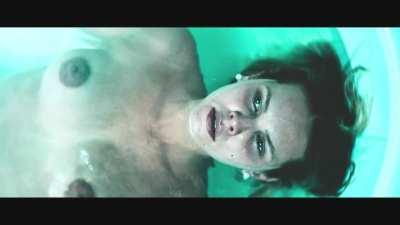 Louise D'Tuani showing her pretty big brazilian tits in movie Burning Betrayal (2023, available on Netflix) - slowed at 60fps