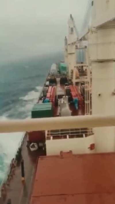 Losing Cargo in the ocean