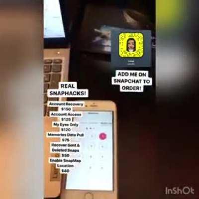 Y’all here need a hacker? Add @naequality on Snapchat to order hacks for social media like account access , recovery, my eyes only , memories pulling and more! Telegram Group link in the comments below!