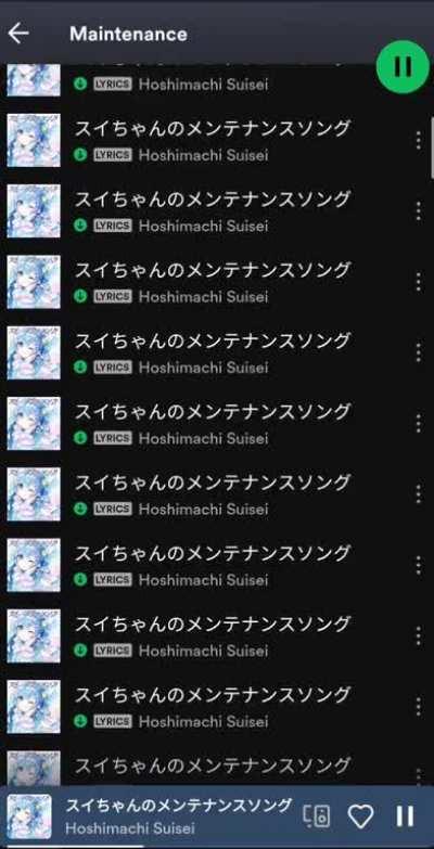 The perfect playlist ☄️