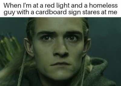 Unfortunately me… Although I did see someone hand out water one day. I should be better.