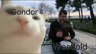 Where was Gondor when the Westfold fell?