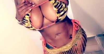 She got it so she flaunts it