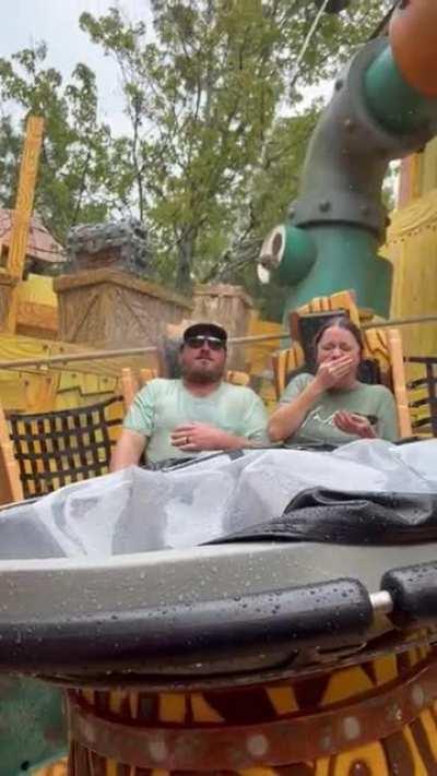 When the ride stops at the worst place