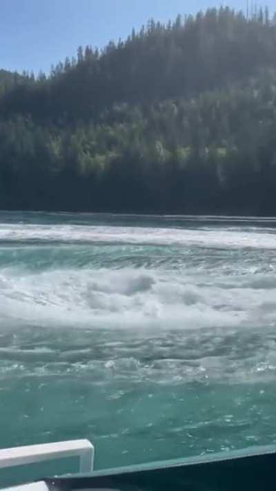 Imagine driving your boat this close to a whirlpool....
