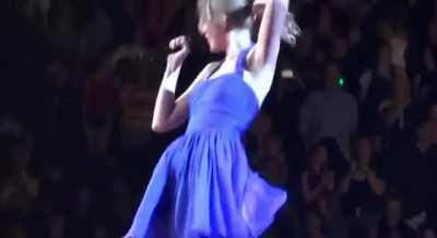 She has wonderful buns..