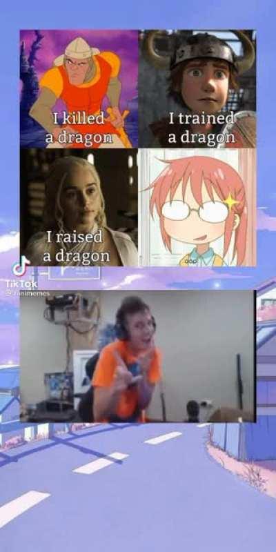 He see the dragon???