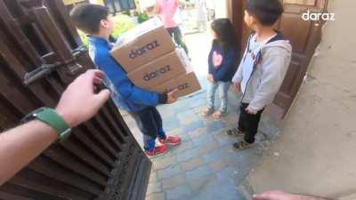 The kid who was a victim of fraud by recieving an emty drone box from Daraz got a great surprise today