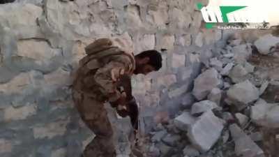 Syrian opposition fighters (most likely HTS) starting raid against SAA positions 9/2/23