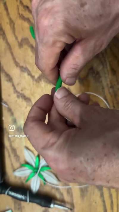 I made a silent princess flower.