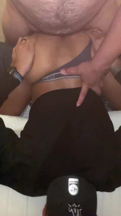 My boy always struggle taking my dick but he never tap out 