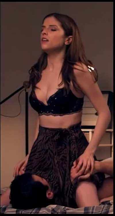 Anna Kendrick - Bra, Riding a Face - Looped, Cropped, Dain'd, AI'd and Brightened. 1 of 2