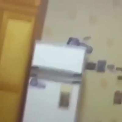 Put a firework in a refrigerator