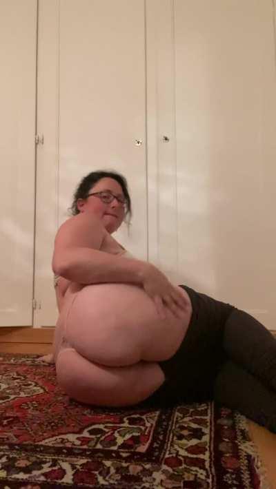 Would you let me park these cheeks on your face?