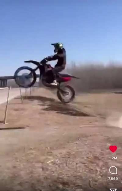 Having your landing ruined by an incoming car.