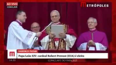 Papa Leão XIV manda uma mensagem para o Brasil