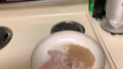 MUSHROOM CAP RISOTTO!