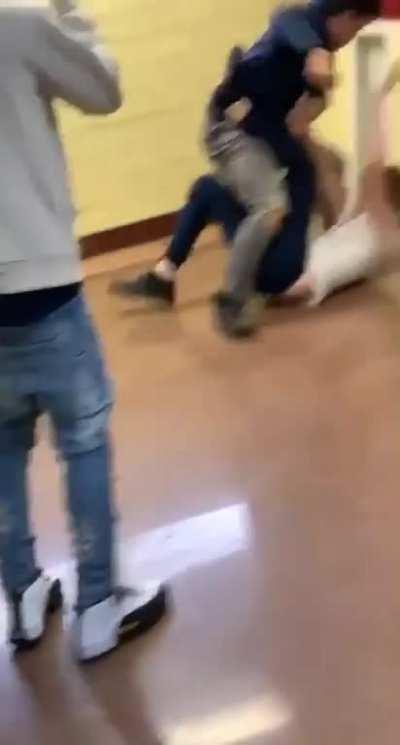 Goofy fight at my school