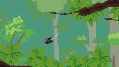 Finally announced a title, and released a trailer for the spider game we're making! It's now called Webbed!