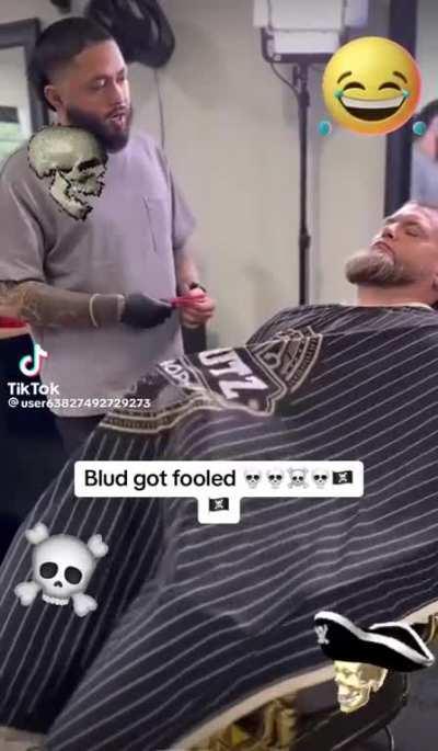 Somebody should do this on the erotic barber