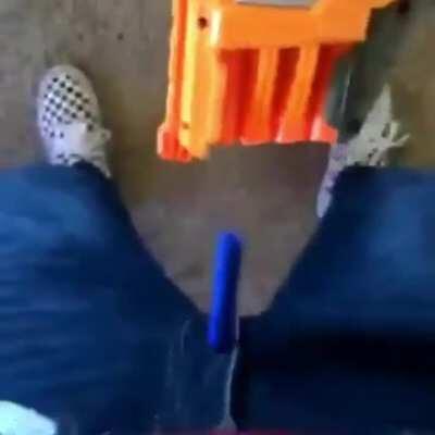 idiot with a nerf gun