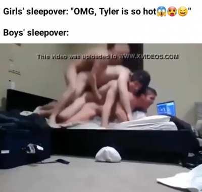 Leaked video from the boys sleepover
