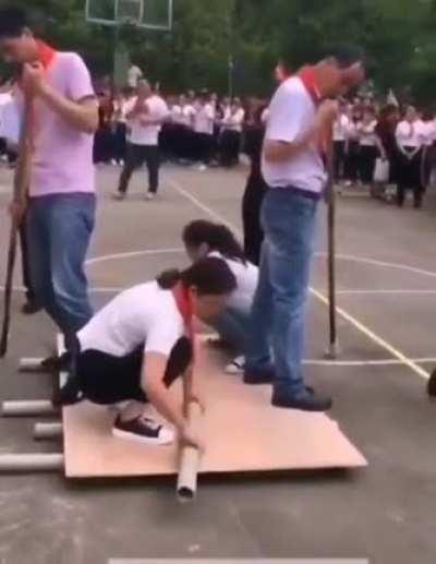 Well coordinated teamwork demonstration